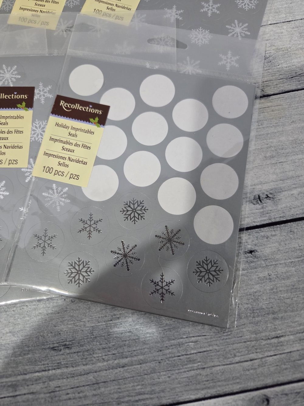 Snowflake Stickers - Picture 2 of 2